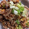 ゆゆっちゃ's cooksnap of when they made ランチに☆ヒジキ煮リメイクチャーハン☆.