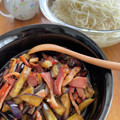 ＊みどり's cooksnap of when they made 簡単☆ナスとベーコンの甘旨つけそうめん.