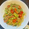 秋実's cooksnap of when they made ✿ツナとトマトの冷製パスタサラダ✿.