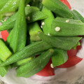 snow012's cooksnap of when they made 驚く美味しさ！やみつき＊丸ごと塩オクラ.