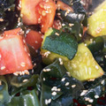 ayachan66's cooksnap of when they made トマトとキュウリとワカメで中華和え.