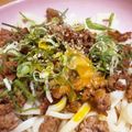 ビビ♡'s cooksnap of when they made 肉味噌まぜうどん.