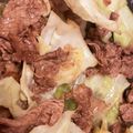 クック0QZECL☆'s cooksnap of when they made 簡単★牛肉とキャベツの炒めもの.