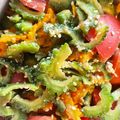 モエコロ☆'s cooksnap of when they made ☀ゴーヤとトマトの酢の物☀健康サラダ.