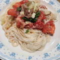 marimomori's cooksnap of when they made ツナとトマトの塩レモンそうめん.