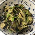 milsalud's cooksnap of when they made あと一品に♪なすと三つ葉のナムル.