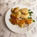ナピト's cooksnap of when they made *チーズINライスボールのマヨソテー*.