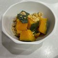 ゆりYO船長's cooksnap of when they made めんつゆでしっとりかぼちゃとひき肉の煮物.