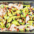 キューとど's cooksnap of when they made 長茄子と豚肉の梅和え.