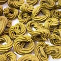 犬魔叉's cooksnap of when they made 簡単20分おやつ抹茶そば粉の絞りクッキー.