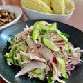 Superlittleboo's cooksnap of when they made きゅうりと新玉ねぎの棒棒鶏.