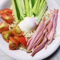 ニコル猫's cooksnap of when they made 温泉卵de簡単♪冷やし中華.