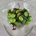 大魔女's cooksnap of when they made 枝豆・オクラの塩昆布和え.