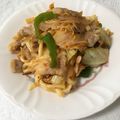 puniＫ's cooksnap of when they made 野菜たっぷりキムチ焼きうどん.