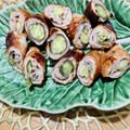 ボブナナ's cooksnap of when they made 茗荷まるごと～豚肉巻き巻き★.