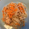 R2016's cooksnap of when they made 豚しゃぶともやしのピリ辛サラダ QC.