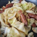 ひな０４０３'s cooksnap of when they made キャベツとウインナーのケチャップ炒め.