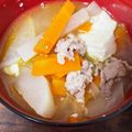 クックCJFV6L☆'s cooksnap of when they made 愛情たっぷり♪簡単具たくさん豚汁.