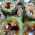 りなららママ's cooksnap of when they made 種もわたもそのまま！ゴーヤの唐揚げ！！.