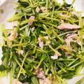 クックV2YFL5☆'s cooksnap of when they made 豆苗とツナのレンチン和え.