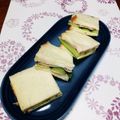 ジョングレ's cooksnap of when they made 朝食に簡単ハムサンド.