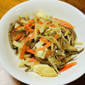 はっぴぃ☆モソモ's cooksnap of when they made ★大根と豆腐とぜんまいの炒め煮★.