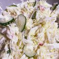 hiyoko17's cooksnap of when they made キャベツ大量消費♡キャベツカニカマサラダ.