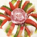 はるいろいちご's cooksnap of when they made アボカドトマトモッツァレラ♪～薔薇生ハム.
