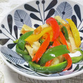 QPはにー's cooksnap of when they made レンジでちくわとピーマンのオイスター蒸し.
