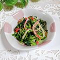 ♪としクック♪'s cooksnap of when they made ほうれん草とカニかまサッパリ和え物.