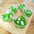 あかぴーー's cooksnap of when they made 練乳ミルクプリン☆爽やかブルーハワイ.