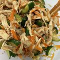 いちご帽子's cooksnap of when they made 鶏むね肉ときゅうりでヘルシー和え☆.