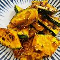 ♪朋♪'s cooksnap of when they made ごま油香る♪簡単！かぼちゃの甘辛焼き.