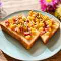 ねっちゃんっ's cooksnap of when they made コッペリア刻みウインナーとコーントースト.