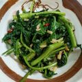 ハニイとムサシ's cooksnap of when they made 空芯菜炒め.