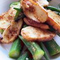 みなと食堂's cooksnap of when they made おくらと竹輪の辛子和え.