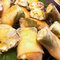 マックスの母's cooksnap of when they made あのドーナツ店みたい!?ハムたまご春巻き.
