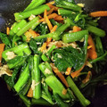 ツァディ's cooksnap of when they made つるむらさきと人参のツナ炒め.