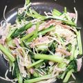 ひめ姉様's cooksnap of when they made 小松菜とえのきとベーコンの中華風炒め.