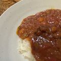 ねこしま25's cooksnap of when they made トマトとココナッツのカフェ風ひき肉カレー.