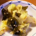 shamah's cooksnap of when they made ♡やさしいお酢の物♡キャベツとワカメ.
