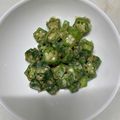 ピーナッツ子♪'s cooksnap of when they made 娘が大好きなオクラサラダ.