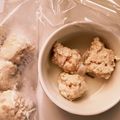 こうきとだいきママ's cooksnap of when they made 離乳食・幼児食＊ふわふわ肉団子.