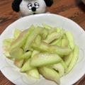 め目め's cooksnap of when they made スイカの皮の味噌漬け.