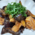 TeaChan214's cooksnap of when they made とろとろなすとチキンの梅肉甘酢漬け.
