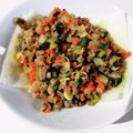 くっくペタ's cooksnap of when they made 青じそ香る豚ひき肉のレタス包み.