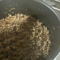 クックOY6BFX☆'s cooksnap of when they made 挽き肉のおにぎり.