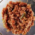 こばきみ's cooksnap of when they made おにぎりの具に♡肉みそ♡.