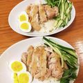 ぼにゃきん's cooksnap of when they made 海南チキンライス風 簡単ごはん.