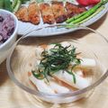 まる゜'s cooksnap of when they made ✿長芋の大葉梅和え✿.